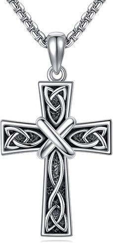 Crucifix Necklace Ms. Jesus Pendant Abalone Cross Necklace Women's Gifts Men's Gifts in Kuwait