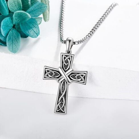 Crucifix Necklace Ms. Jesus Pendant Abalone Cross Necklace Women's Gifts Men's Gifts in Kuwait