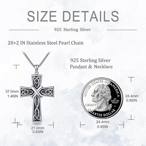 Crucifix Necklace Ms. Jesus Pendant Abalone Cross Necklace Women's Gifts Men's Gifts in Kuwait