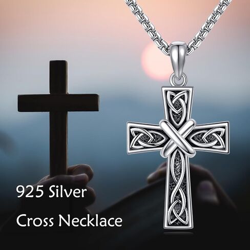 Crucifix Necklace Ms. Jesus Pendant Abalone Cross Necklace Women's Gifts Men's Gifts in Kuwait