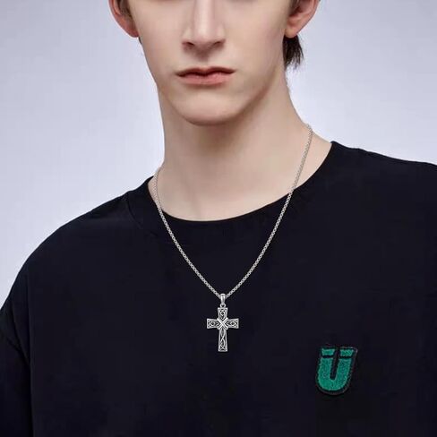 Crucifix Necklace Ms. Jesus Pendant Abalone Cross Necklace Women's Gifts Men's Gifts in Kuwait