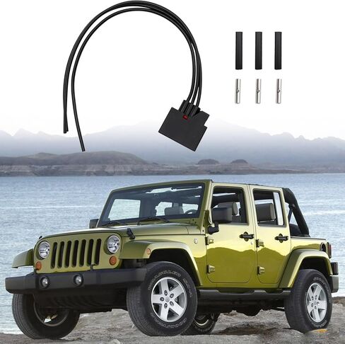 استبدال موصل إشارة الانعطاف الأمامي لسيارة جيب رانجلر JK 2007-2018 لاستبدال 68065016AB in Kuwait