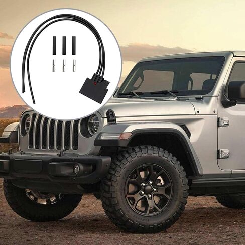 استبدال موصل إشارة الانعطاف الأمامي لسيارة جيب رانجلر JK 2007-2018 لاستبدال 68065016AB in Kuwait