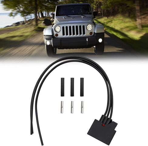 استبدال موصل إشارة الانعطاف الأمامي لسيارة جيب رانجلر JK 2007-2018 لاستبدال 68065016AB in Kuwait