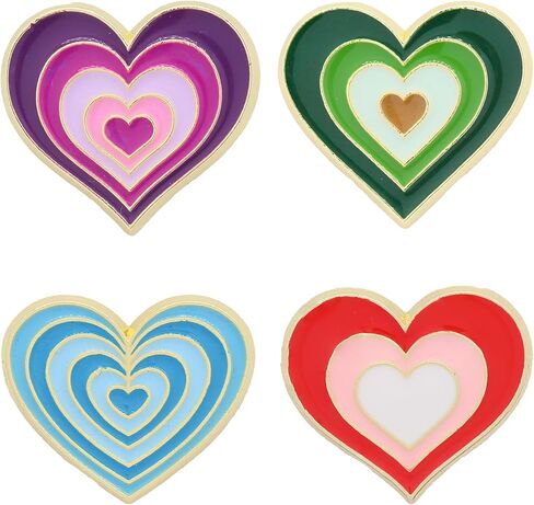 4PCS Cartoon Brooch Pins for Women Gift Enamel Backpack Decoration Gifts in Saudi Arabia