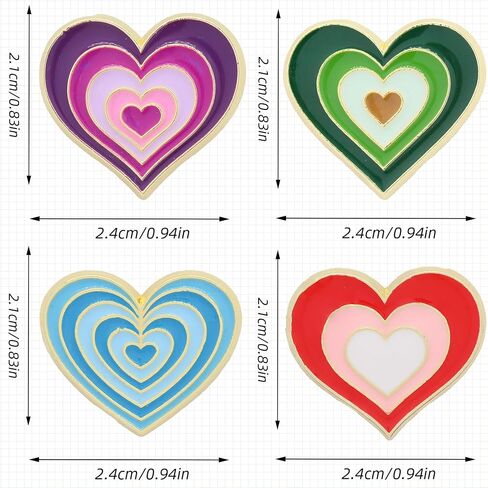 4PCS Cartoon Brooch Pins for Women Gift Enamel Backpack Decoration Gifts in Saudi Arabia
