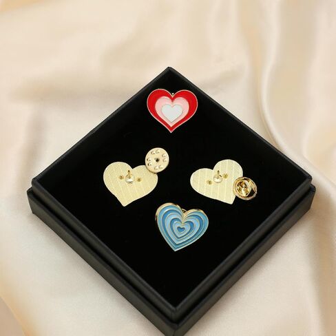 4PCS Cartoon Brooch Pins for Women Gift Enamel Backpack Decoration Gifts in Saudi Arabia