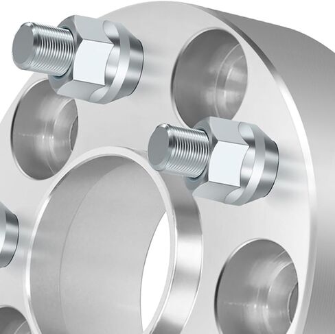 ECCPP 4 قطع 5 فواصل عجلات العروة 5x4.5 إلى 5x4.5 12x1.5 64.1 مم 1.5 بوصة فضية متوافقة مع 2006-2019 لفواصل العجلات المدنية 2012-2015 لفواصل العجلات Crosstour 1997-2019 لفواصل العجلات CR-V in Saudi Arabia
