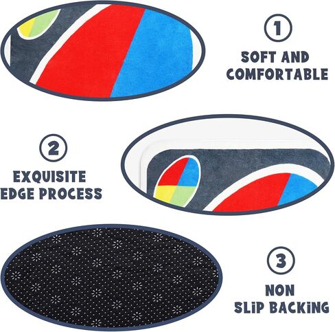 UNO Card Bathroom Rug, Character Rugs 2x3 Non Slip Washable Bedroom Rug, Cool Rugs for Living Room Funny Trippy Rugs for Bedroom Fun Unique Absorbent Rugs for Bathroom Shower Bedroom Floor Decor in Saudi Arabia