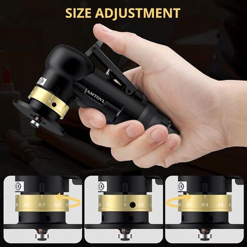 AMTOVL Air Chamfer Tool, Mini Pneumatic Chamfering Machine, 30000 RPM Pneumatic Chamfering Tool, 45 Degree Air Beveling Machine with 1/4 Inch Air Inlet for Metal, Wood, Acrylic Deburring and Trimming in Saudi Arabia