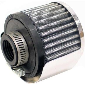 K&N Vent Air Filter/Breather: High Performance, Premium, Washable, Replacement Engine Filter: Flange Diameter: 1 in, Filter Height: 2.5 in, Flange Length: 0.625 in, Shape: Breather, 62-1511