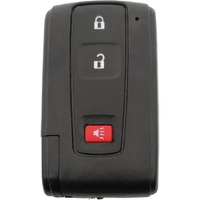 3 Buttons Key Fob Cover fit for Key Fob fits 2004-2009 Toyota Prius Smart Keyless Entry Key Fob Case (MOZB21TG)