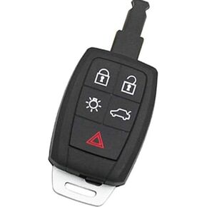 keyless Entry Replacement Remote Key Shell Case Blank 5B Fob for Volvo C30 C70 V50 S40 FCC ID: KR55WK49259