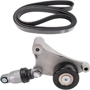 TRQ Drive Belt Component Kit Compatible with 2005-2008 Scion 2001-2007 Toyota