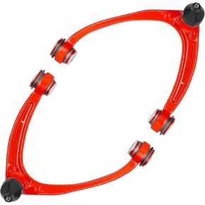 Front Upper Left&Right Control Arm Suspension Kit with Polyurethena Fit for Cadillac Escalade Chevrolet Tahoe 07-14 Fit for Chevrolet Silverado 1500 Avalanche for GMC Sierra 1500 Yukon 07-13