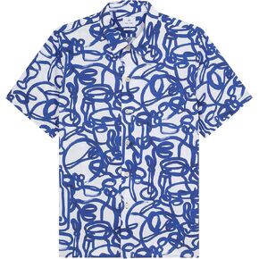 Paul Smith Men's Casual Fit Squiggle Shirt