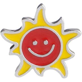 The Passionate And Fiery Red Sun Enamel Pin Collect Cute Arts Metal Cartoon Brooch Backpack Clothes Collar Minimalism Lapel Badges Jewelry