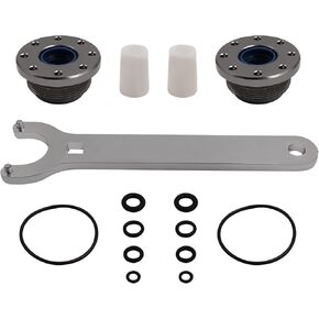 maXpeedingrods HC5345 Front Mount Hydraulic Steering Cylinder Seal Kit with Pin Wrench for HC5340 HC5341 C5348 HC5445 HC6345 HC5394