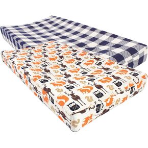 Hudson Baby Unisex Baby Changing Pad Cover, Navy Constellation, One Size in Saudi Arabia