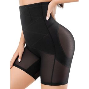KLVEE Shapewear for Women Tummy Control, High Waisted Body Shaper Shorts Butt Lifting Panties Thigh Slimmer Shapewear Girdle