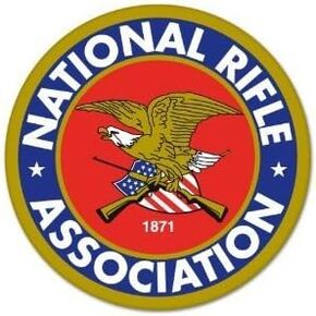 NeschToy NRA National Rifle Association Bumper Sticker 4" x 4"