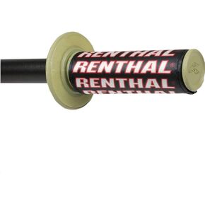 Renthal G190 Clean Off-Road Motorcycle Hand Grips - Black/One Size