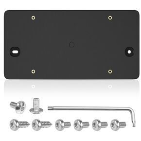 Rear Bumper License Plate Bracket & Mounting Kit for Audi 2013-2024 Q3 Quattro RSQ3 Q5 SQ5 Premium Prestige, License tag Cover Holder Mount Screws