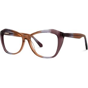 VOOGLAM Stylish Geometric Blue Light Glasses for Women Anti Eyestrain Dry Eyes Computer Phone TV Eyewear