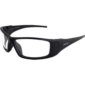 Epoch Eyewear Liberator Golf Sport Sunglasses Black Frame Clear Polycarbonate Lens