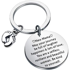FUSTMW Mom to Be Gifts New Mom keychain Pregnancy Announcement Gift New Mom Gift