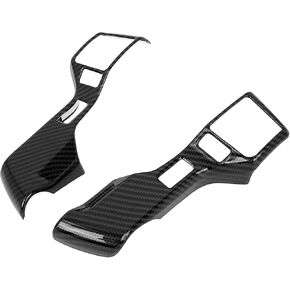 X AUTOHAUX Car Interior Accessories Steering Wheel Cover Trims for Toyota Tacoma 2014-2021 for Toyota Tundra Sequoia 2018-2021 for Toyota 4runner SUV 2010-2021 Carbon Fiber Style Black