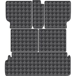 Cargo Mat for 2010-2023 Lexus GX 460 7 Seats Trunk Mat & 2ND+3RD Row Rear Backrest Mat, All Weather Rear Cargo Liner Back Seat Cover Protector