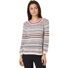 NIC+ZOE Women's Crochet Crush Sweater