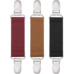 uxcell Dress Cinch Clips Sweater Clips Shawl Cardigan Collar Clips Scarf Clip Elastic Dress Clips Back Cinch for Women