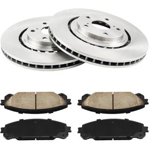 KAC Front and Rear Brake Kit, 31511+D1324 Automotive Disc Brake Kits Replacement for 2008-2019 Highlander, 2011-2020 Sienna, 2010-2015 RX350, 2018-2020 NX300,