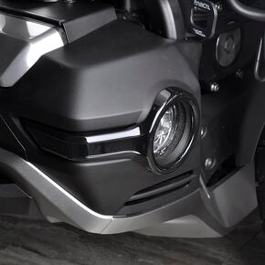 PANICAL Chrome Fog Light Fairing Decorate Cover Tirm Fog Light Housing Kit For Honda Gold Wing1800 GL1800B GL1800 F6B DCT TOUR AIRBAG 2018-2023