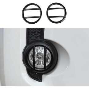 Linskip Front Fog Lamp Protector Cover Compatible with Toyota 4Runner 2014+ SR5/TRD Pro,4Runner Fog Light Cover Trim, 4Runner Exterior Accessories(black)