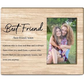 Running Race Picture Frame, Marathon Half Marathon Runners Gifts for Runner, Running Gift for Women Runner Female Cross Country Running Gifts Wooden Photo Frame 4x6 Photo -46