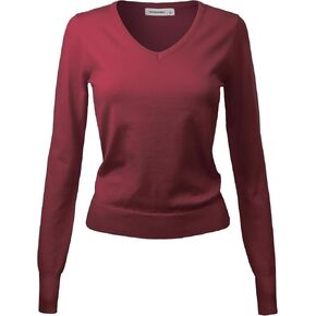 Women's Awesome 21 Women's Knit V-Neck Cardigan Basic Sweater