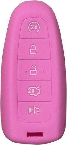 Key Fob Cover for Ford Explorer: 5 Buttons Key Fob Case Fit for Ford C-max Edge Escape Expedition Explorer Flex Focus Fusion Taurus 2008-2019丨Remote Protective 164-R7995 5923790 7812A-5WY8609 (Pink) in Saudi Arabia