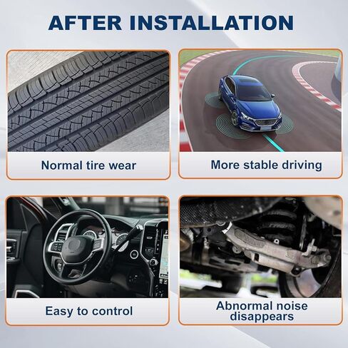 4 قطع من أذرع التحكم الأمامية السفلية K620257 K620258 متوافقة مع 2005-2010 دودج تشالنجر/كرايسلر 300 متوافقة مع شاحن 2006-2010 RWD فقط in Kuwait