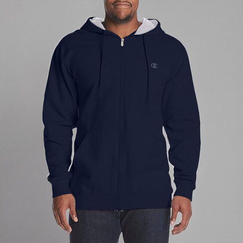 Champion Big and Tall Zip Up Hoodies for Men – Men’s Fleece Zip Up Hoodie Jacket in Saudi Arabia