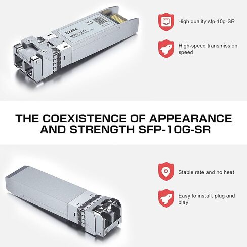 جهاز إرسال واستقبال أحادي الوضع 40 جيجابت QSFP+ LC، وحدة 40GBASE-LR4 لـ Cisco QSFP-40G-LR4، Ubiquiti، D-Link، Supermicro، Netgear، TP-Link (1310nm، SMF، 10km) in Kuwait