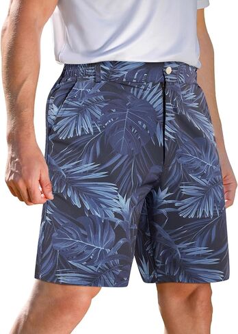 APTRO Men's Casual Golf Shorts Summer Beach Shorts with 5 Pockets 7 Inch Quick Dry Floral Athletic Shorts in Saudi Arabia