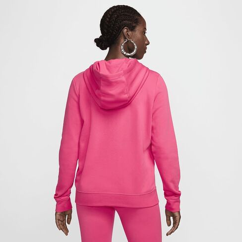 Nike Sportswear Club Fleece Women's Pullover Hoodie (DQ5793-629, Aster Pink/White) in Saudi Arabia