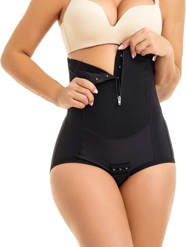 MOVWIN Postpartum Belly Wrap C Section Panties Belly Band Abdominal Compression Corset Girdle Shorts with Zipper in Kuwait