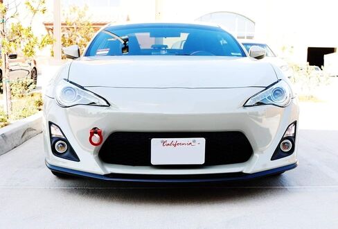 iJDMTOY متوافق مع Subaru BRZ Impreza WRX STi، Scion FR-S Toyota 8، حلقة خطاف سحب أمامية من الألومنيوم خفيفة الوزن باللون الأحمر in Saudi Arabia