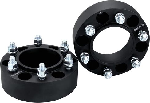 DCVAMOUS 4PC Black 6x5.5 Hubcentric Wheel Spacers 2.5 Inch Compatible with Toyota, 6x139.7 Wheel Spacers 12x1.5 Studs for 1995-2025 Tacoma, 1986-20253 4Runner, 2007-2014 FJ Cruiser, 2000-2006 Tundra in Saudi Arabia