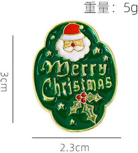 Christmas Pins for Backpacks Kawaii Santa Cat Cute Enamel Brooches Button Pins Accessories Novelty Cartoon Funny Badges Clothing Bags Jackets for Women Girl Boy Men in Kuwait