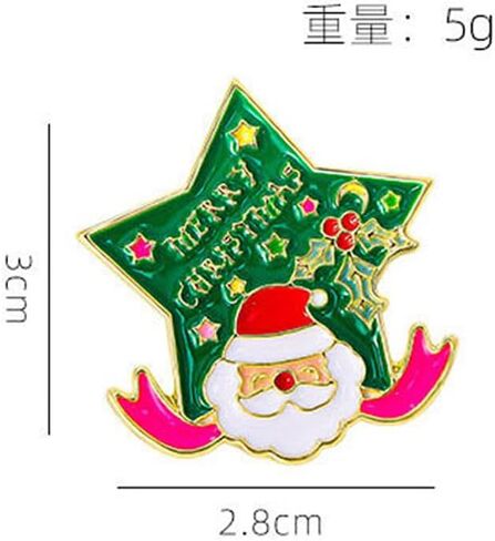Christmas Pins for Backpacks Kawaii Santa Cat Cute Enamel Brooches Button Pins Accessories Novelty Cartoon Funny Badges Clothing Bags Jackets for Women Girl Boy Men in Kuwait